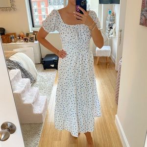 Faithfull the Brand Matisse Midi Dress, size 8